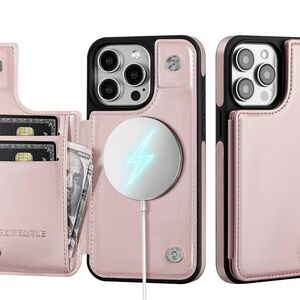 Pink Wallet Case for iPhone